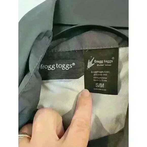 Frogtoggs Jacket Mens S/M Full Zip Lightweight Pullover Rain Jacket Hooded - Picture 3 of 7